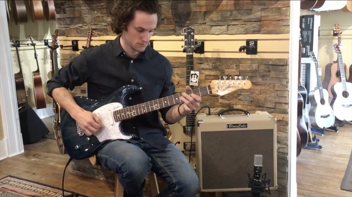 (GPRG) - Godin Passion RG-3 Indigo Burst RN